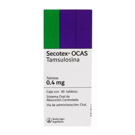 SECOTEX OCAS (TAMSULOSINA) TAB 0.4MG C30