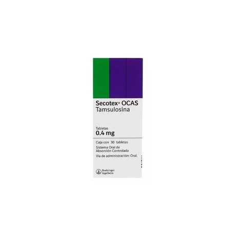 SECOTEX OCAS (TAMSULOSINA) TAB 0.4MG C30