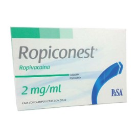 ROPICONEST (ROPIVACAINA) AMP 2MG/ML 20ML C5