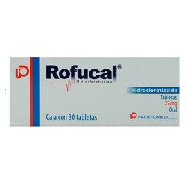 ROFUCAL (HIDROCLOROTIAZIDA) TAB 25MG C30