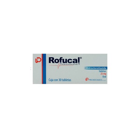 ROFUCAL (HIDROCLOROTIAZIDA) TAB 25MG C30