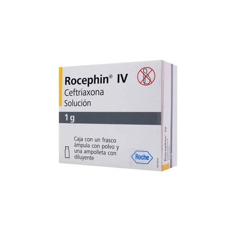 ROCEPHIN IV (CEFTRIAXONA) FCO AMP 1G