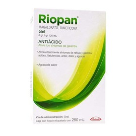 RIOPAN (MAGALDRATO/DIMETICONA) SUSP 80MG/10MG/1MG 250ML C1