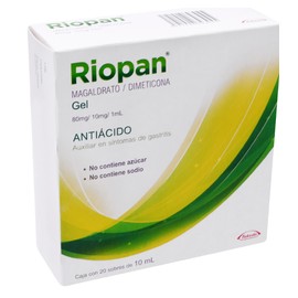 RIOPAN (MAGALDRATO/DIMETICONA) SOBRE 80MG/10MG/1ML C20