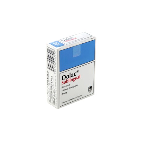 DOLAC (KETOROLACO) TAB SL 30MG C2