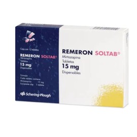 REMERON SOLTAB (MIRTAZAPINA) TAB 15MG C12