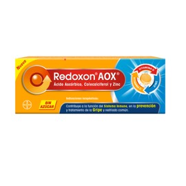 REDOXON AOX (ACIDO ASCORBICO/COLECALCIFEROL/ZINC) TAB 100MG/400UI/10MG C10