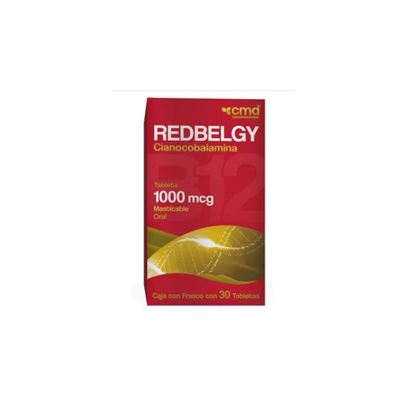 REDBELGY (CIANOCOBALAMINA) TAB MAST 1000MG C30