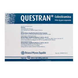 QUESTRAN (COLESTIRAMINA) SOBRE 4G C10