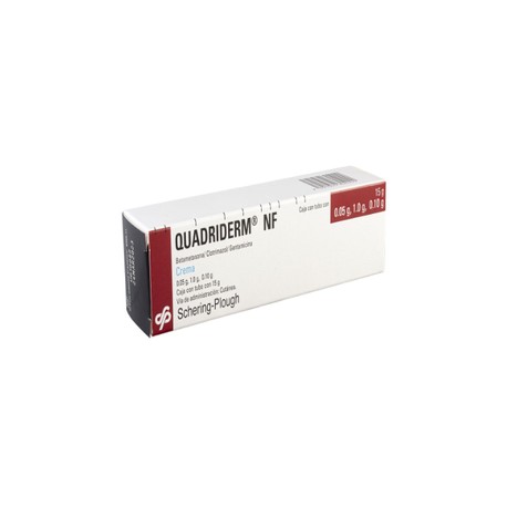 QUADRIDERM NF (BETAMETASONA/CLOTRIMAZOL/GENTAMICINA) CREMA 15G