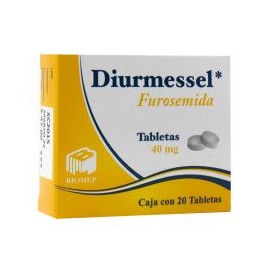 DIURMESSEL (FUROSEMIDA) TAB 40MG C20