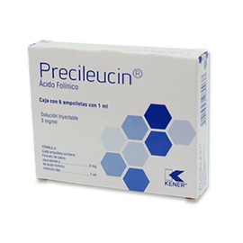PRECILEUCIN (ACIDO FOLICO) AMP 3MG/ML C6