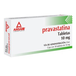 PRAVASTATINA TAB 10MG C30 AMSA