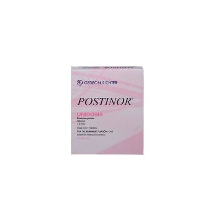 POSTINOR2 (LEVONORGESTREL) UNIDOSIS 1.5MG C1