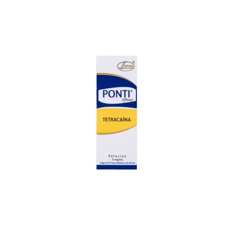 PONTI OFTENO (TETRACAINA) GTS 5MG/ML 10ML C1
