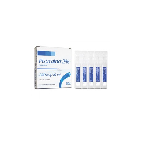 PISACAINA 2% (LIDOCAINA) AMP 200MG/10ML C10