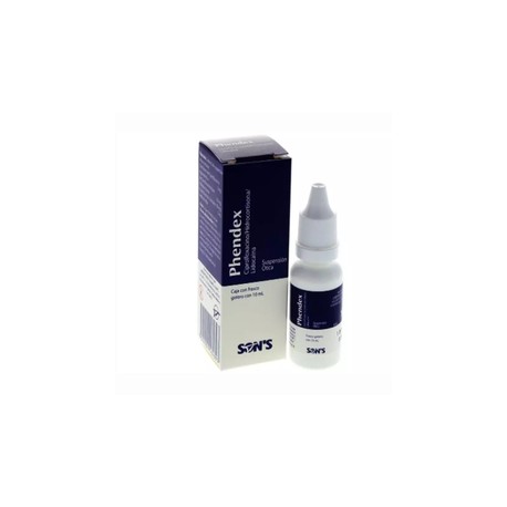 PHENDEX (CIPROFLOXACINO/HIDROCORTISONA/LIDOCAINA) GTS OTICAS 10ML