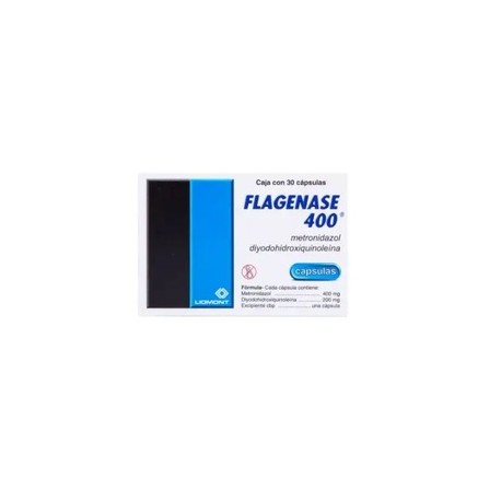 FLAGENASE 400 (METRONIDAZOL/DIYODOHIDRO) TAB C30