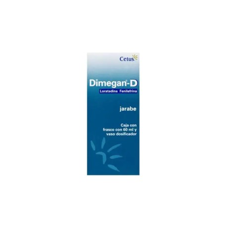 DIMEGAN D (LORATADINA/FENILEFRINA) JARABE 10MG/40MG 60ML