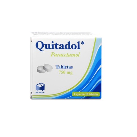 QUITADOL (PARACETAMOL) TAB 750MG C10