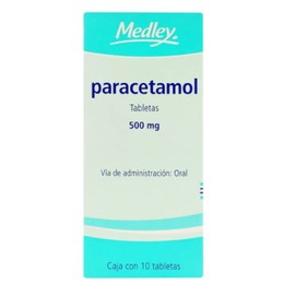 PARACETAMOL TAB 500MG C10 MEDLEY
