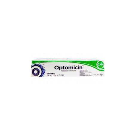 OPTOMICIN (ERITROMICINA) UNG 5MG 3G