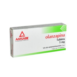 OLANZAPINA TAB 5MG C14 AMSA