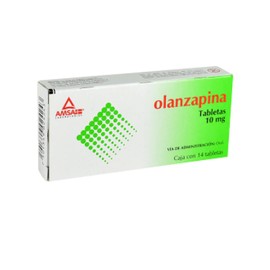 OLANZAPINA TAB 10MG C14 AMSA