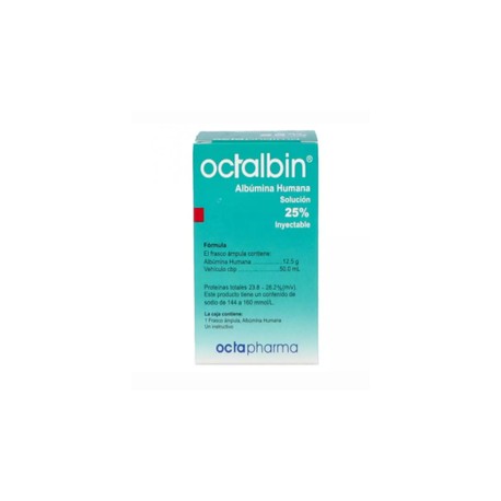 OCTALBIN (ALBUMINA HUMANA) SOL 25% FCO 50ML