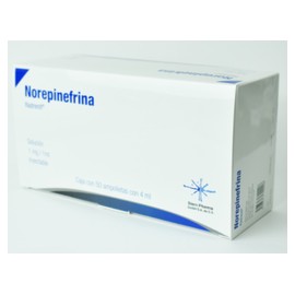 NOREPINEFRINA AMP 4MG/4ML C50