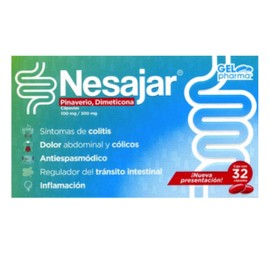 NESAJAR (PINAVERIO/DIMETICONA) CAP 100/300MG C32