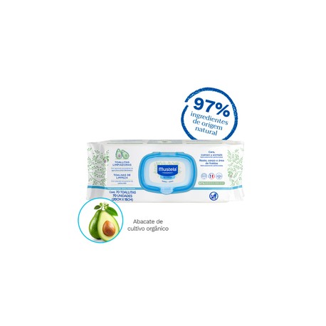 MUSTELA TOALLITAS HUMEDAS C70