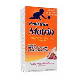 MOTRIN PEDIATRICO (IBUPROFENO) JBE 40MG/1ML 15ML