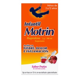 MOTRIN INFANTIL (IBUPROFENO) JBE 2G/100ML120ML