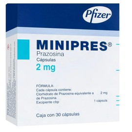 MINIPRES (PRAZOSINA) CAP 2MG C30