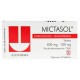 MICTASOL (NORFLOXACINO/FENAZOPIRIDINA) TAB 400MG/100MG C16