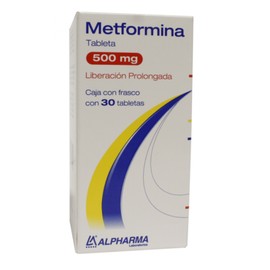 METFORMINA TAB 500MG C30 ALPHARMA