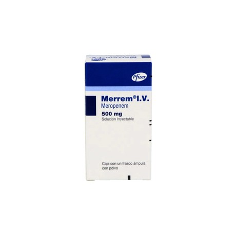 MERREM (MEROPENEM) FCO AMP 500MG C1