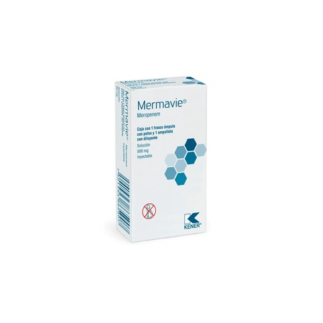 MERMAVIE (MEROPENEM) FCO AMP 500MG C1