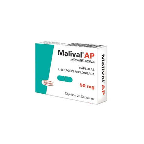 MALIVAL AP (INDOMETACINA) CAP 50MG C28