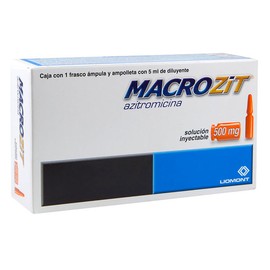 MACROZIT (AZITROMICINA) AMP 500MG C1