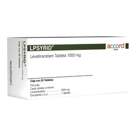 LPSYRID (LEVETIRACETAM) TAB 1000MG C30