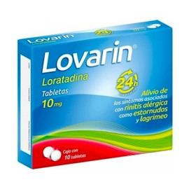 LOVARIN (LORATADINA) TAB 10MG C10