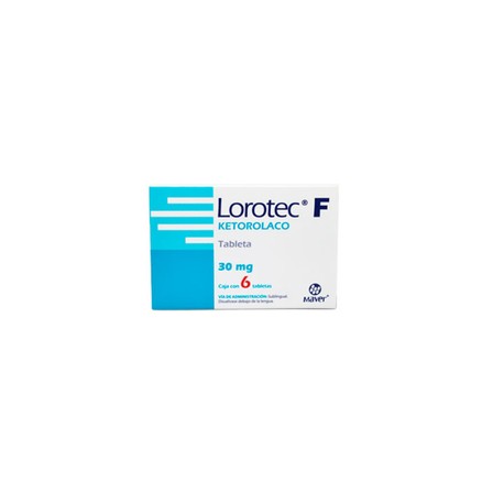 LOROTEC (KETOROLACO) TAB SL 30MG C6
