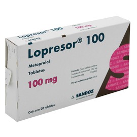 LOPRESOR 100 (METOPROLOL) TAB 100MG C20