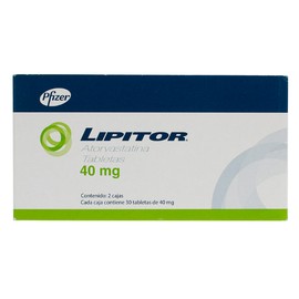 LIPITOR (ATORVASTATINA) TAB 40MG C15+15