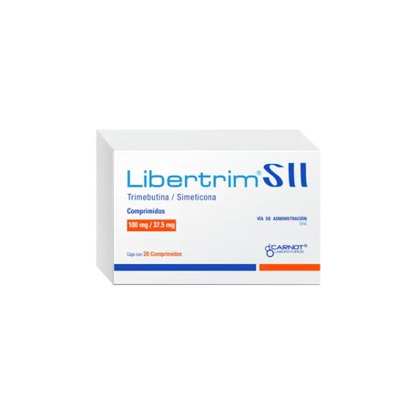LIBERTRIM SII (TRIMEBUTINA/SIMETICONA) COMP 100MG/37.5MG C20