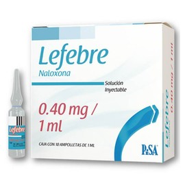 LEFEBRE (NALOXONA) AMP 0.40MG/ML C10