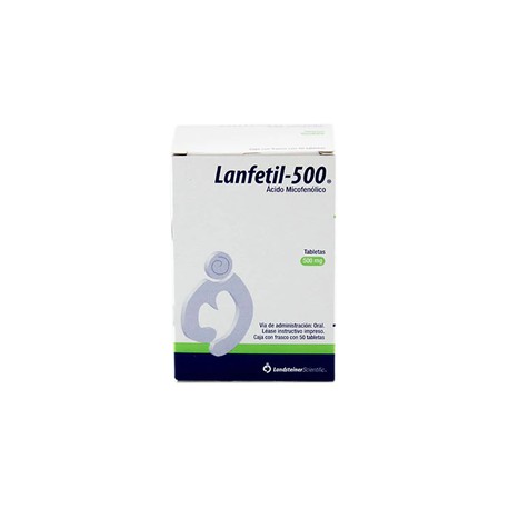 LANFETIL-500 (ACIDO MICOFENOLICO) TAB 500MG C50