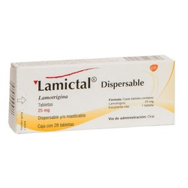 LAMICTAL (LAMOTRIGINA) TAB MASTICABLES 25MG C28